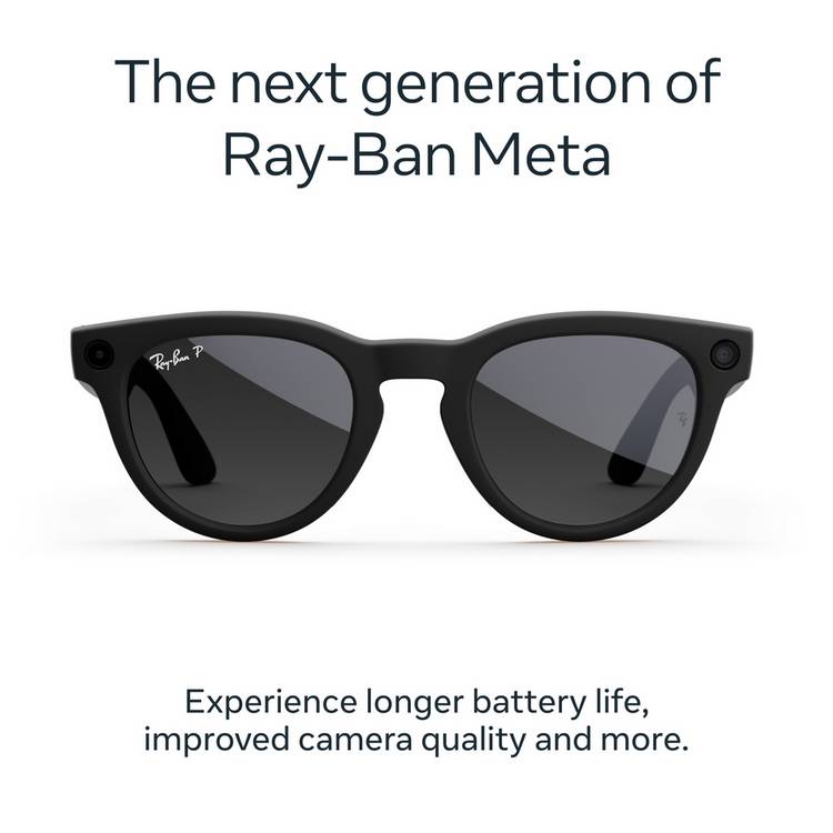 Ray-Ban Meta Headliner Gen 2 smart sunglasses, UK version