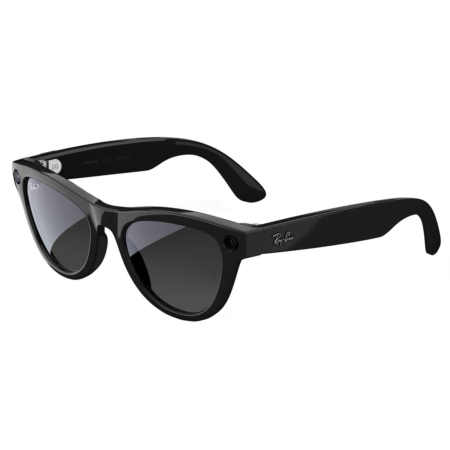 Ray-Ban Meta Skyler Gen 2 smart glasses Shiny Black Polarized Graphite, imported from the UK
