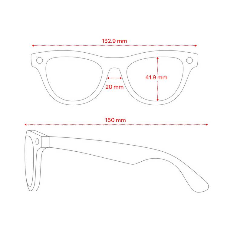 Ray-Ban Meta Skyler Gen 2 smart glasses Shiny Black Polarized Graphite, imported from the UK