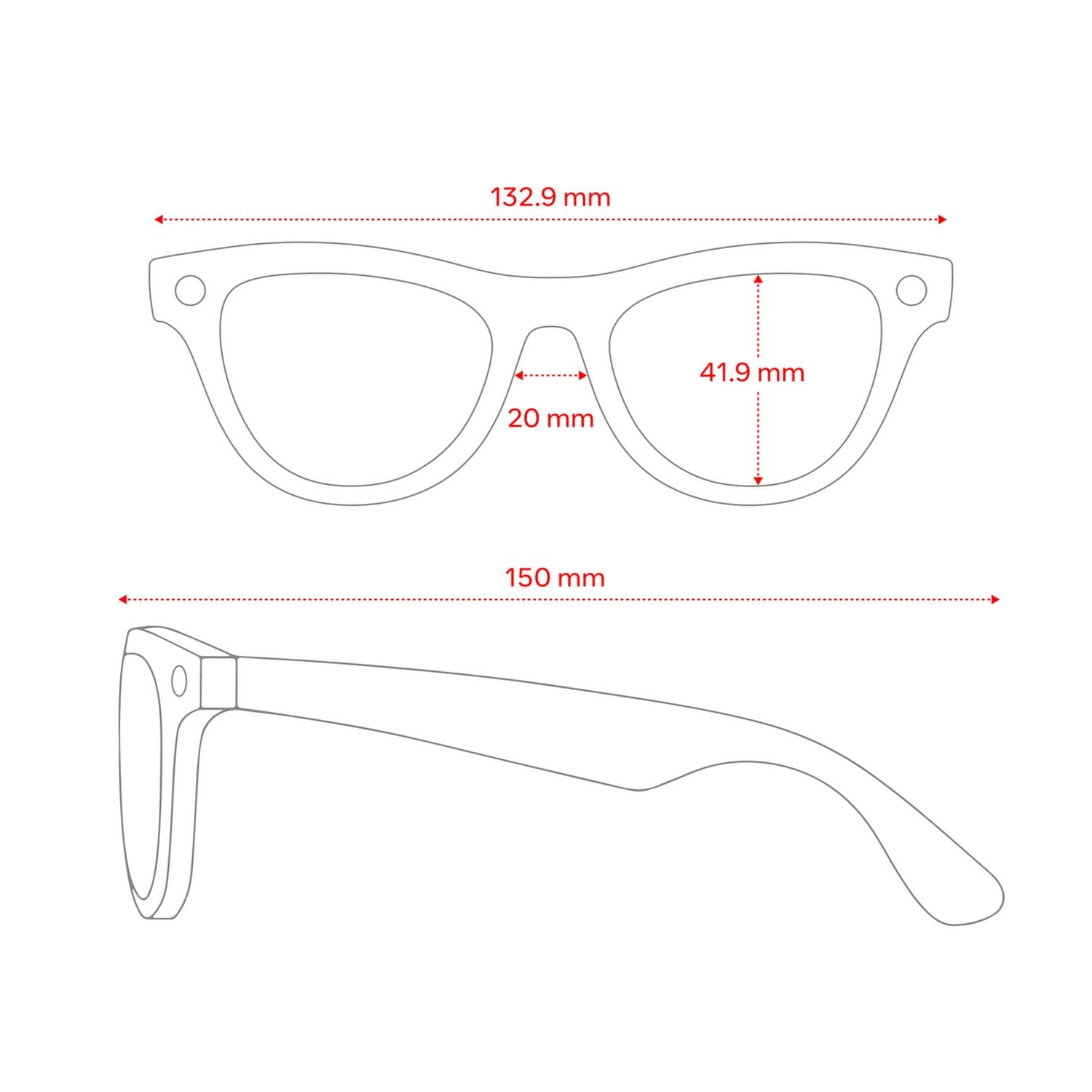 Ray-Ban Meta Skyler Gen 2 smart glasses Shiny Black Polarized Graphite, imported from the UK