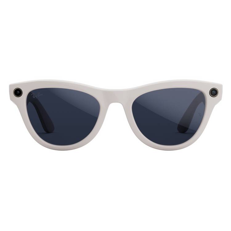 Ray-Ban Meta Skyler smart glasses Shiny Grey Transitions Sapphire, UK version