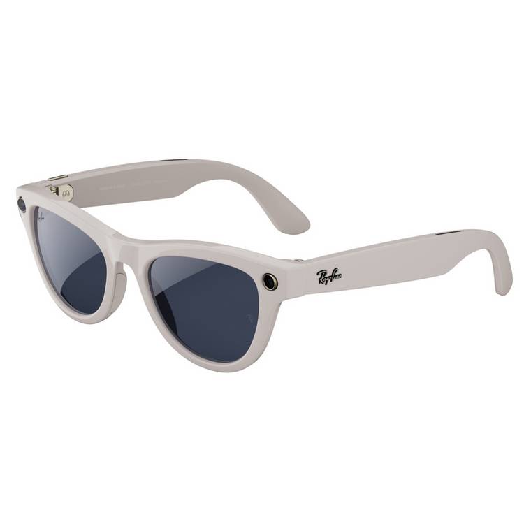 Ray-Ban Meta Skyler smart glasses Shiny Grey Transitions Sapphire, UK version