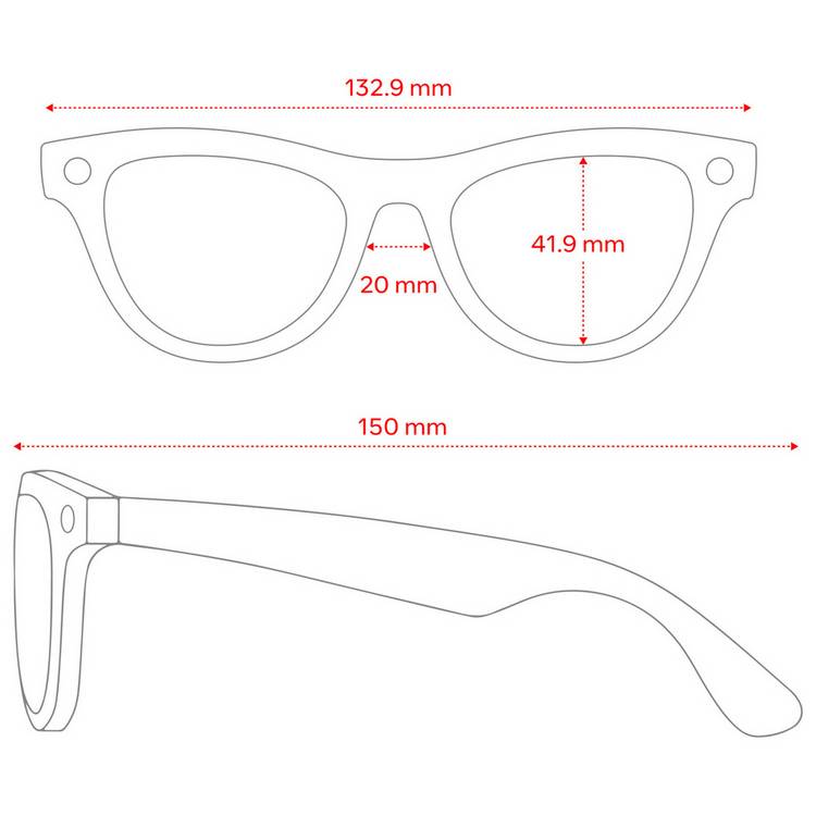 Ray-Ban Meta Skyler smart glasses Shiny Grey Transitions Sapphire, UK version