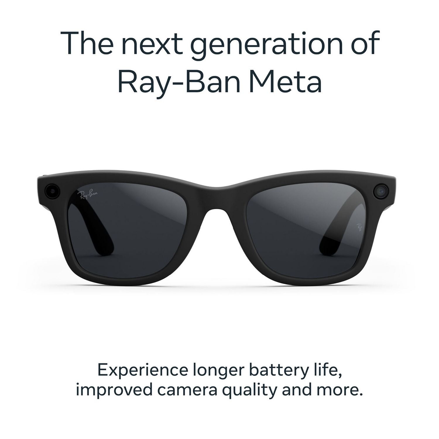 Ray-Ban smart sunglasses Meta Wayfarer Gen 2 Large Black Transitions Grey, UK version
