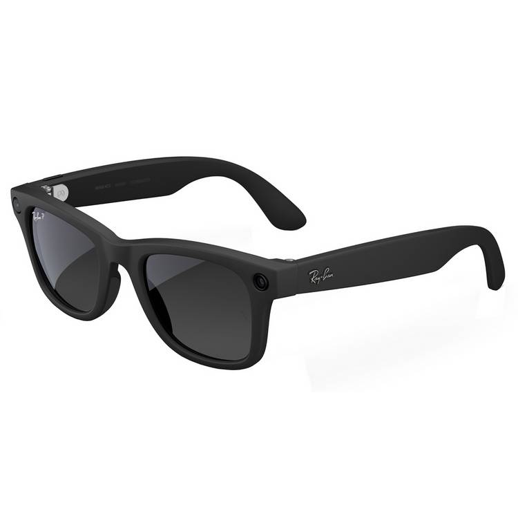 Ray-Ban Meta Wayfarer Gen 2 smart glasses matte black polarized graphite (British brand)