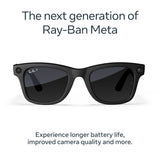 Ray-Ban Meta Wayfarer Gen 2 smart glasses matte black polarized graphite (British brand)