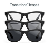 Ray-Ban Meta Wayfarer smart glasses matte black Transitions grey, UK version