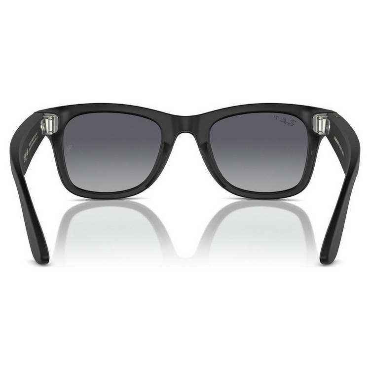 Ray-Ban Meta Wayfarer matte black polarised graphite L - British product