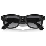Ray-Ban Meta Wayfarer matte black polarised graphite L - British product