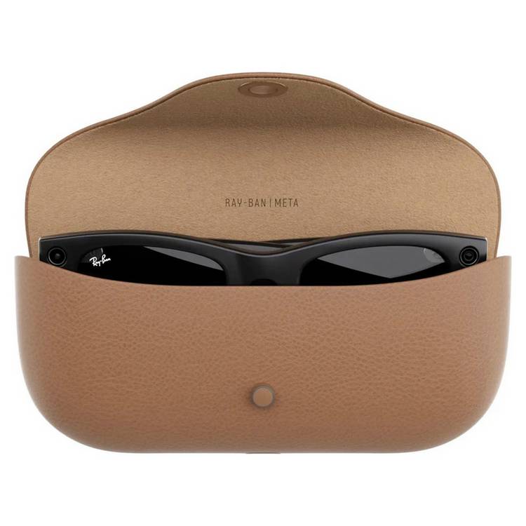 Ray-Ban Meta Wayfarer matte black polarised graphite L - British product