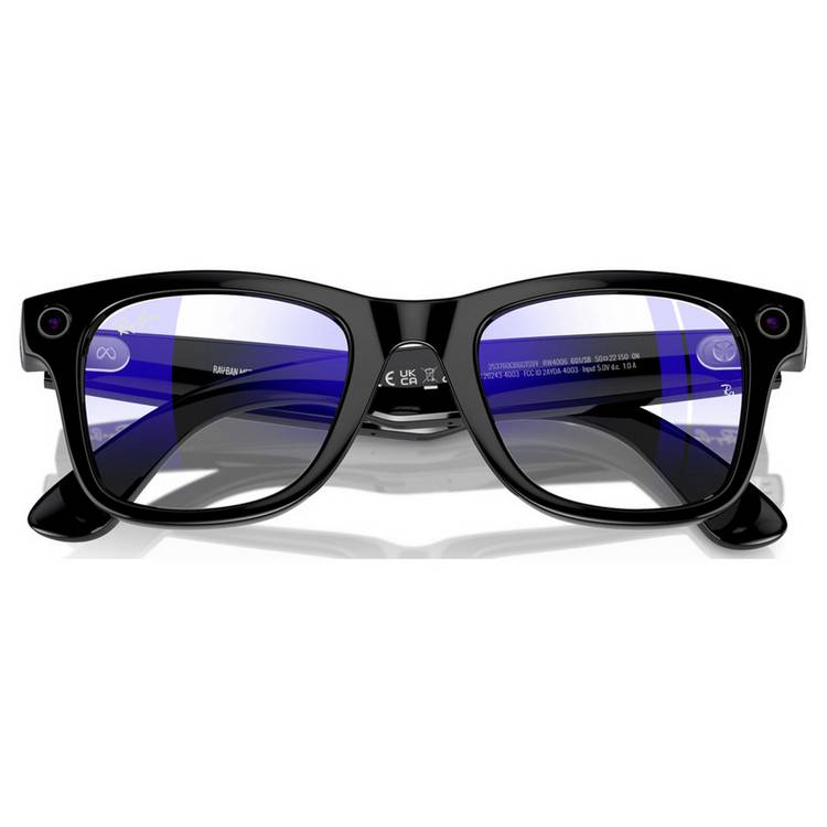 Ray-Ban Meta Wayfarer smart glasses clear lenses, imported from the UK