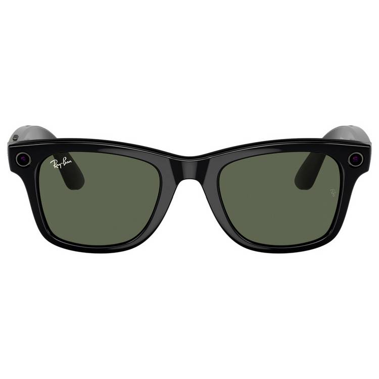 Ray-Ban Meta Wayfarer smart glasses shiny black (British brand)