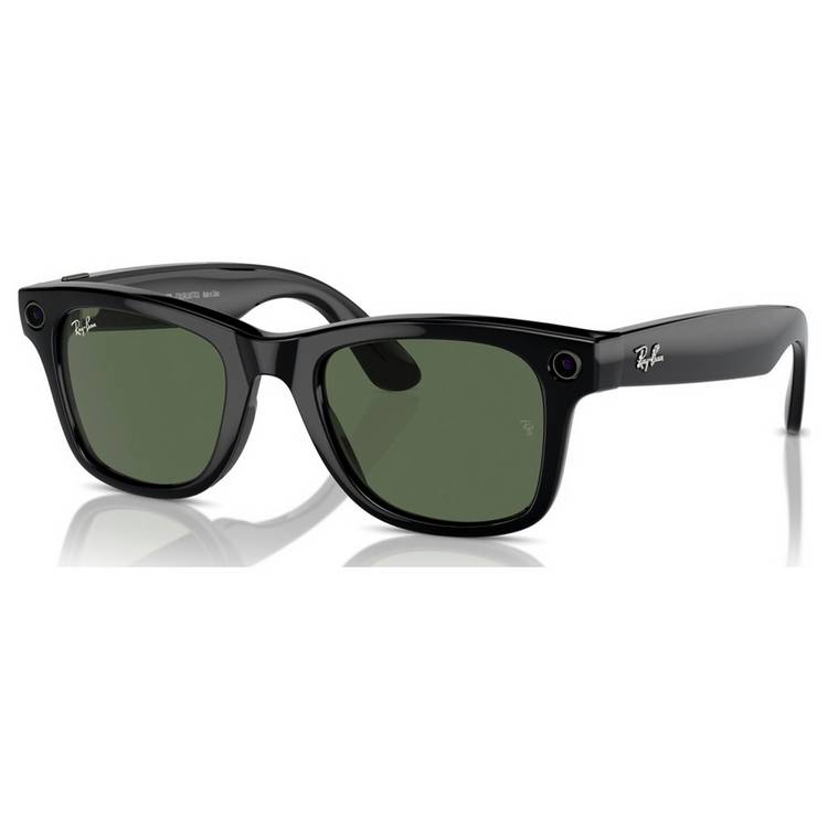 Ray-Ban Meta Wayfarer smart glasses shiny black (British brand)