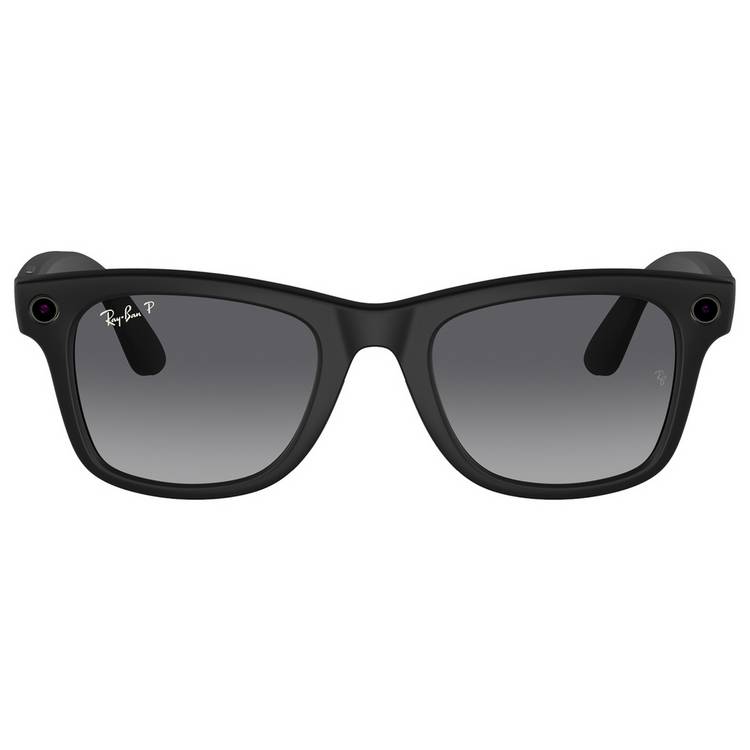 Ray-Ban Meta Wayfarer large black polarized graphite smart glasses - British product