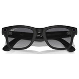 Ray-Ban Meta Wayfarer large black polarized graphite smart glasses - British product