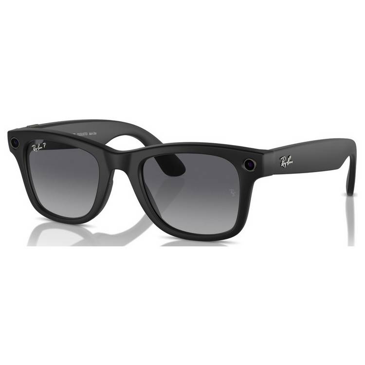 Ray-Ban Meta Wayfarer large black polarized graphite smart glasses - British product