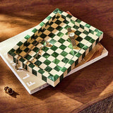 Habitat checkered green resin trinket tray, UK version