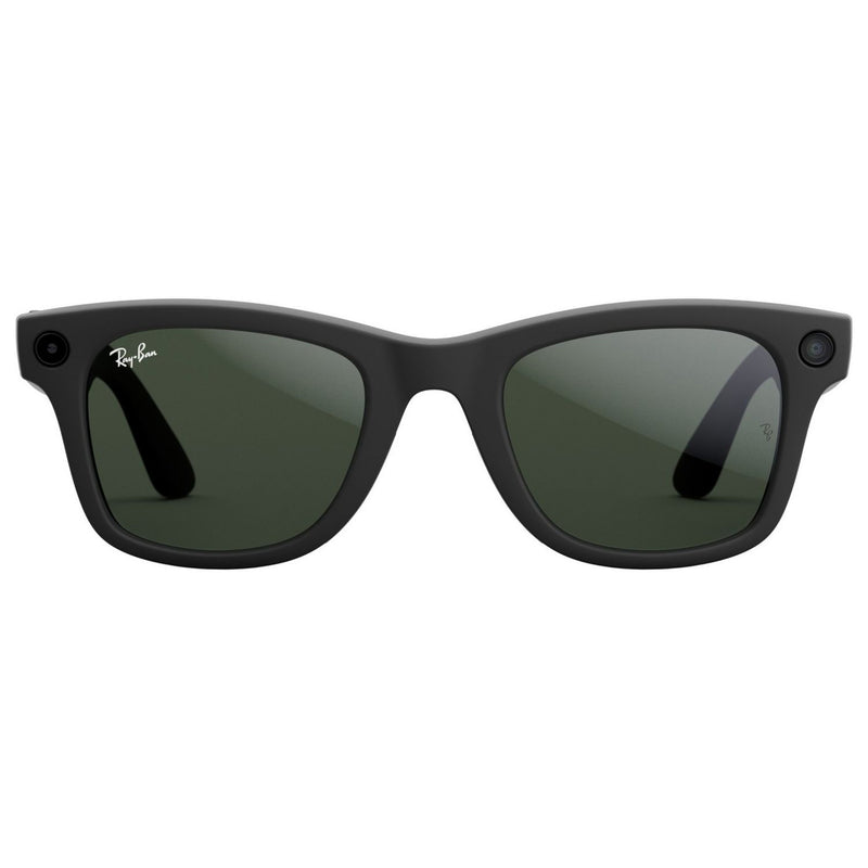 Ray-Ban Meta Wayfarer Gen 1 smart glasses matte black transitions green, imported from the UK
