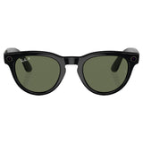 Ray-Ban smart glasses shiny black polarized green (British brand)