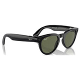 Ray-Ban smart glasses shiny black polarized green (British brand)