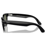 Ray-Ban smart glasses shiny black polarized green (British brand)