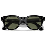 Ray-Ban smart glasses shiny black polarized green (British brand)
