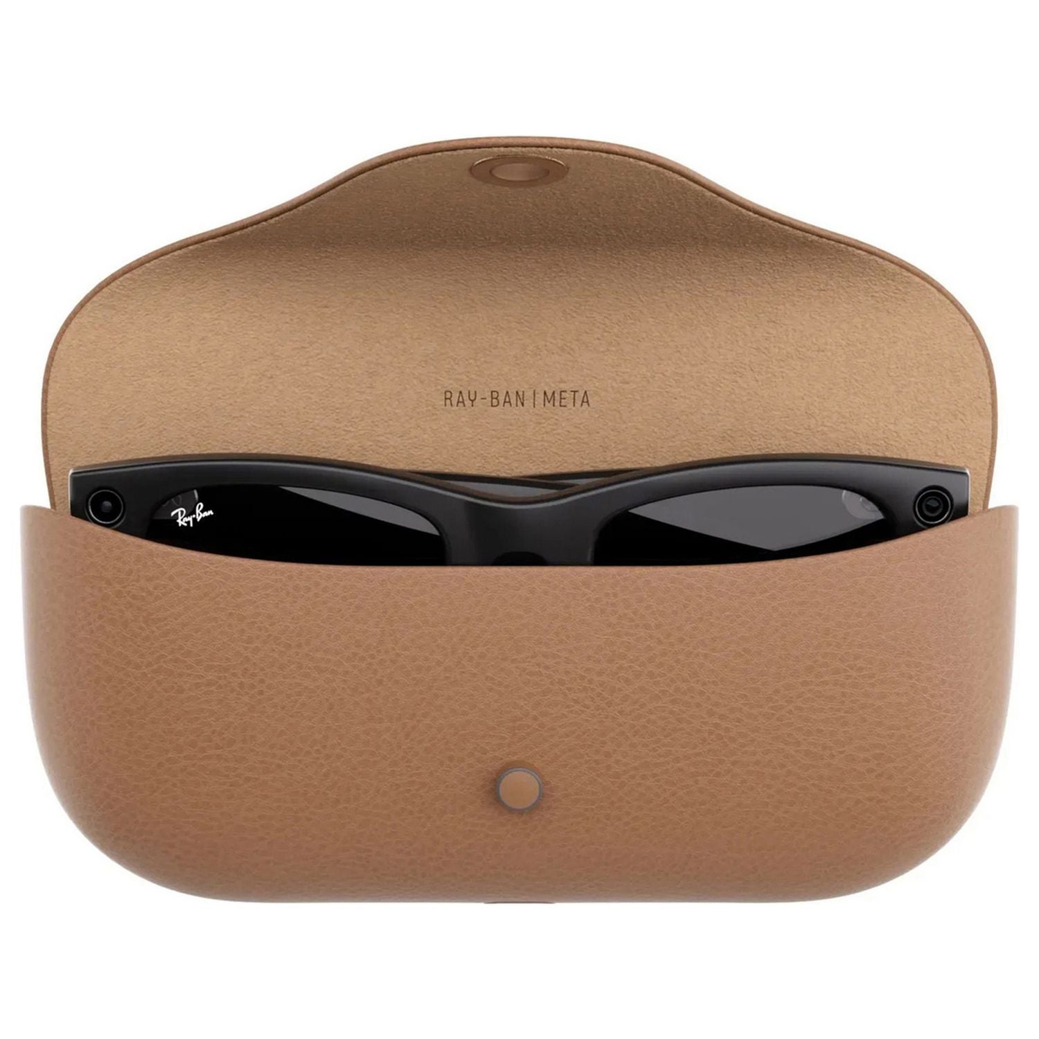 Ray-Ban smart glasses shiny black polarized green (British brand)