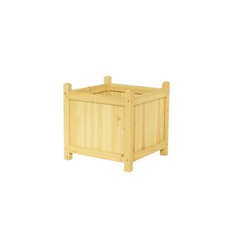 Argos Home wooden square planter 40cm - British product
