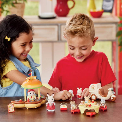 Argos Sylvanian Families Hamburger Stand Toy Playset 17cm- Buy online at McGrocer