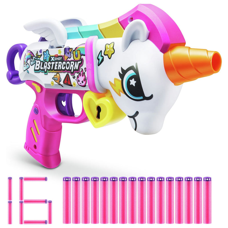 XSHOT unicorn foam dart blaster 16 darts - British product