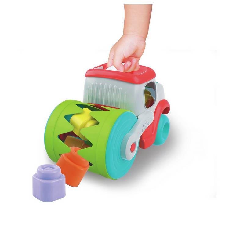 Clementoni soft Clemmy sensory road roller toy, imported from the UK