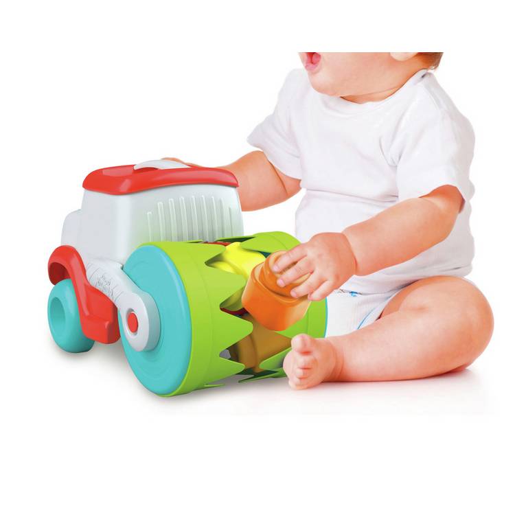 Clementoni soft Clemmy sensory road roller toy, imported from the UK
