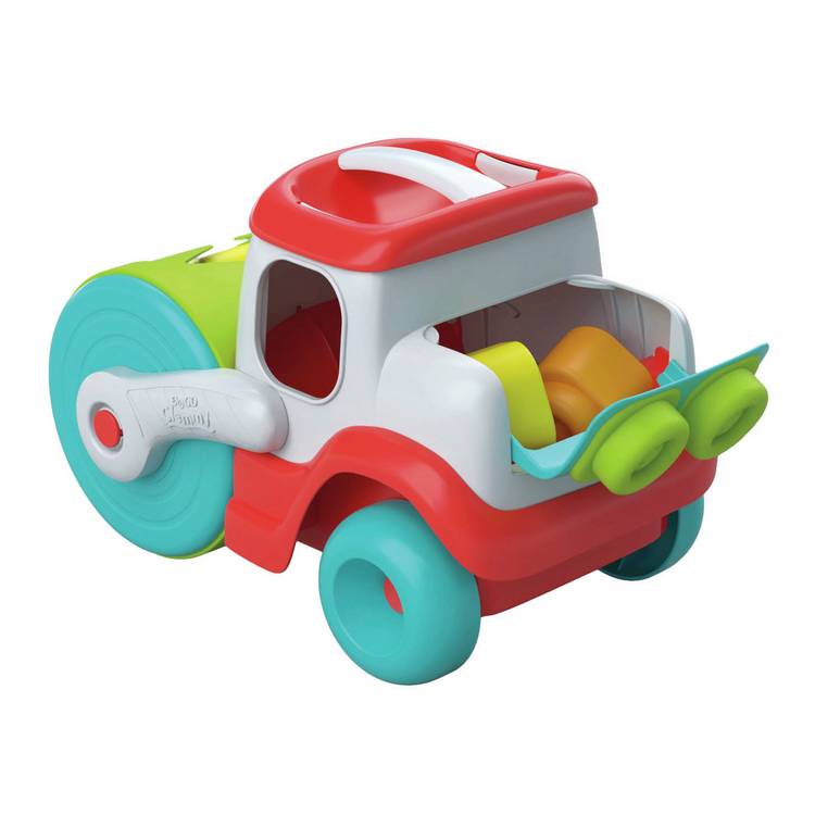 Clementoni soft Clemmy sensory road roller toy, imported from the UK