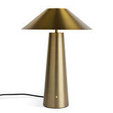 Habitat Darley brass table lamp with metal shade (British brand)