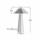Habitat Darley brass table lamp with metal shade (British brand)