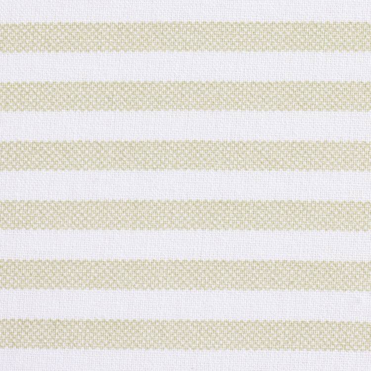 Habitat Oxford Stripe Green valance sheet single (British brand)