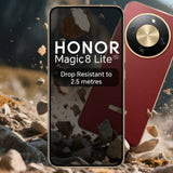HONOR Magic8 Lite 5G 512GB AI Phone Reddish Brown, imported from the UK