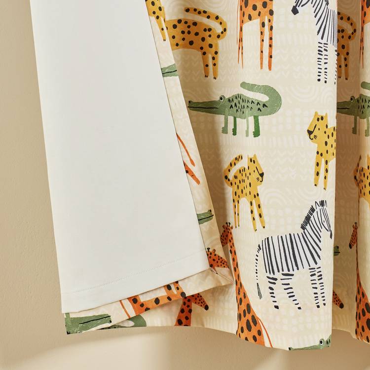 Habitat kids safari print blackout curtains 168x137cm - British product