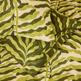 Habitat leaf printed green bedding set single - British product