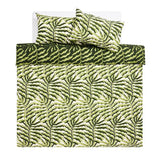Habitat leaf printed green bedding set single - British product