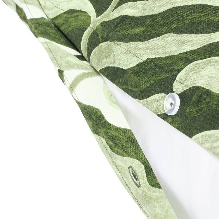 Habitat leaf printed green bedding set single - British product