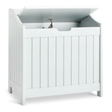 Argos Home monks bench style linen bin 100L grey, imported from the UK