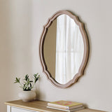 Argos Home decorative oval wall mirror 76x61cm, imported from the UK