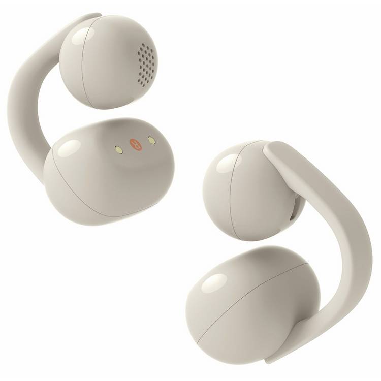 Sony LinkBuds Clip open-ear true wireless earbuds Greige, UK version
