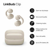 Sony LinkBuds Clip open-ear true wireless earbuds Greige, UK version