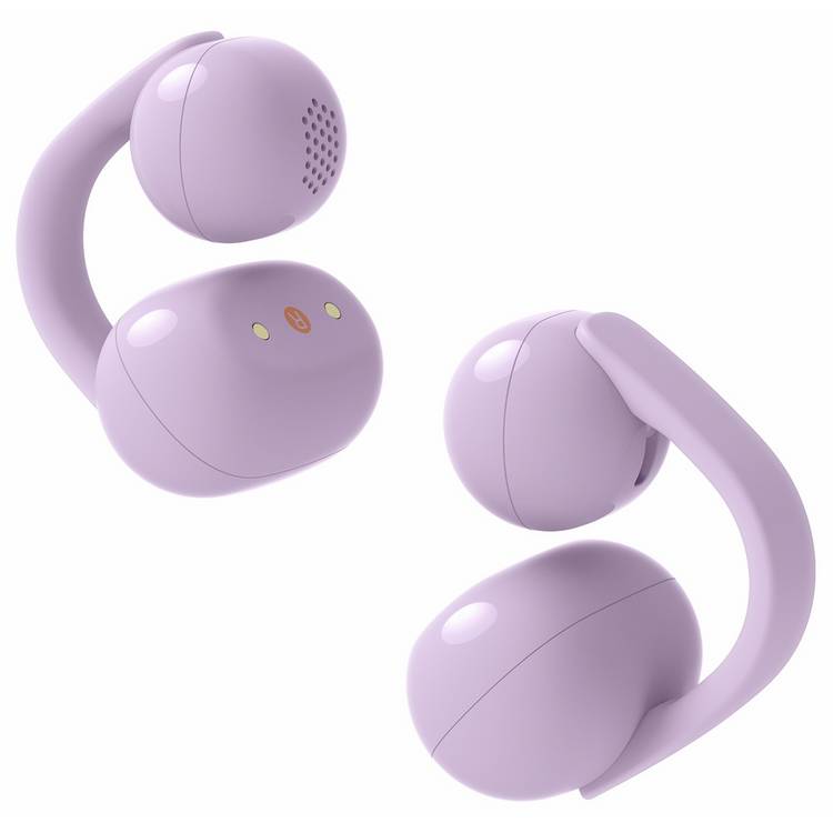 Sony LinkBuds Clip open-ear earbuds Lavender - British product