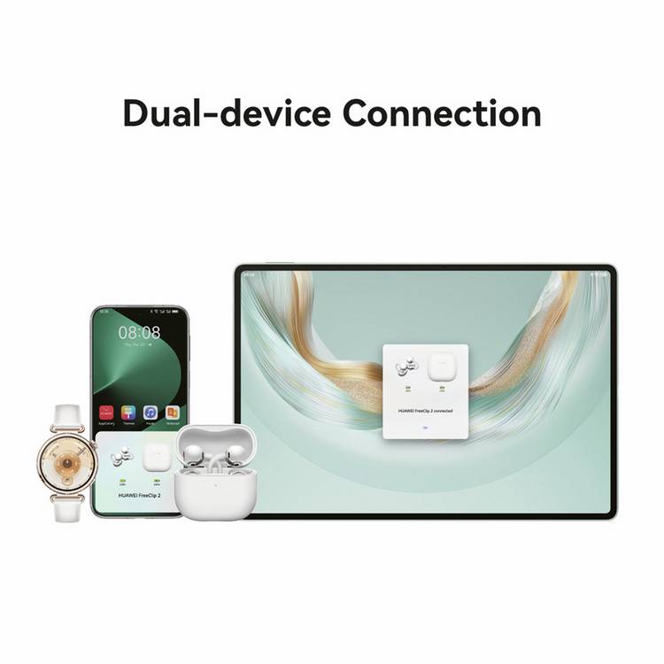 Huawei FreeClip 2 open-ear wireless earbuds white (British brand)