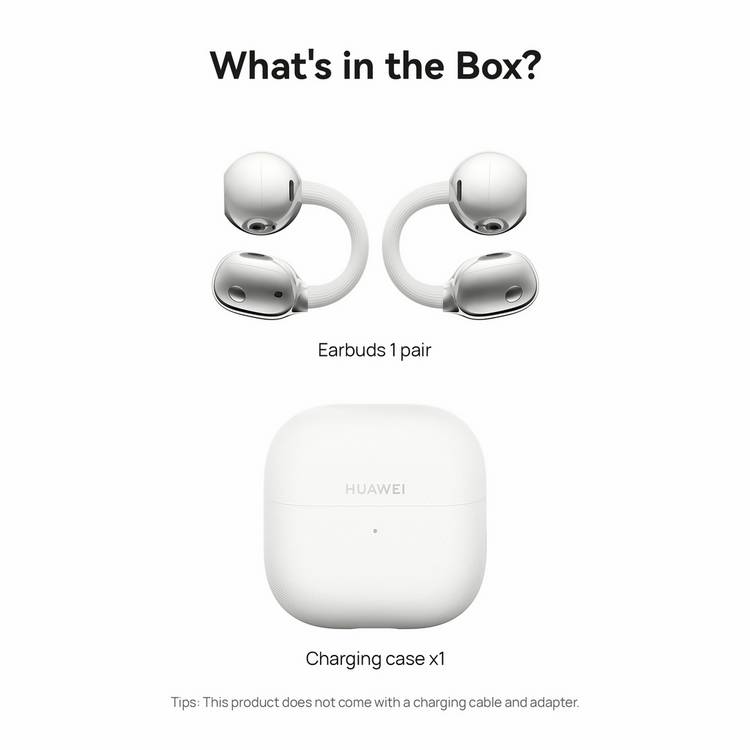 Huawei FreeClip 2 open-ear wireless earbuds white (British brand)