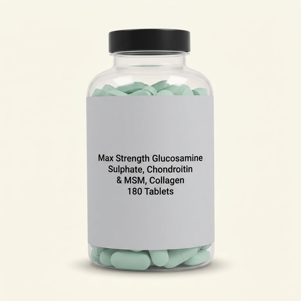 Holland & Barrett glucosamine chondroitin supplement 180 tablets, UK version