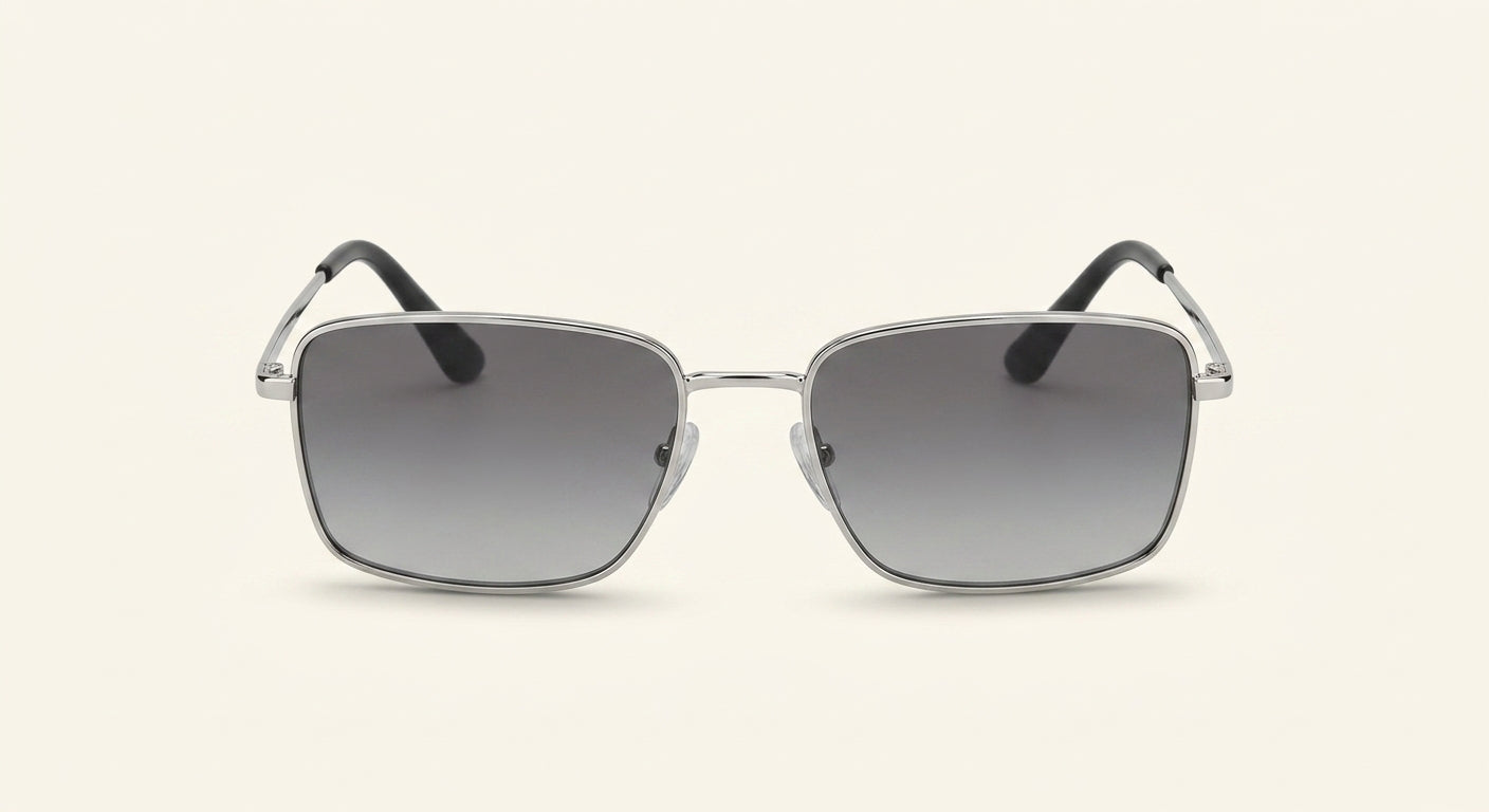 Prada A51S square-frame metal sunglasses, imported from the UK